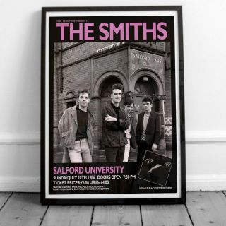 The Smiths 1986 Salford Concert Poster Framed or 3 Print Options EXCLUSIVE 2019 4