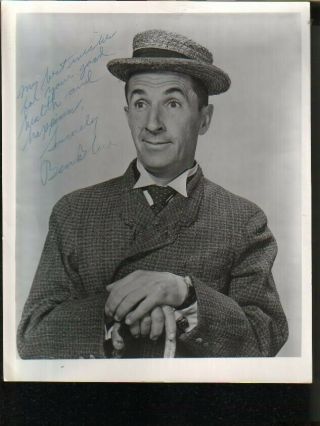 Ben Blue Autographed 8x10 Photo Legendary Actor & Comedian D.  75