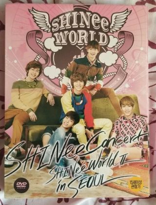 Shinee World Ii In Seoul Concert Dvd 2 Discs,  Photocards