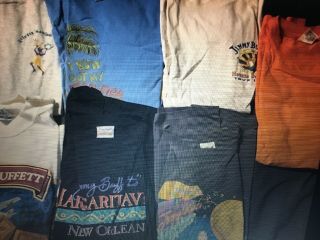 Vintage Jimmy Buffett & Coral Reefer Band Concert T - Shirts 90’s Margaritaville