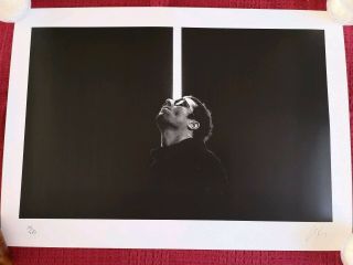 Liam Gallagher.  Rare Limited Edition Print.  Number 110/250 Worldwide.  With