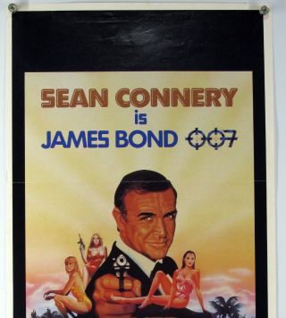 NEVER SAY NEVER AGAIN Sean Connery Kim Basinger JAMES BOND 007 Aus Daybill 1983 2