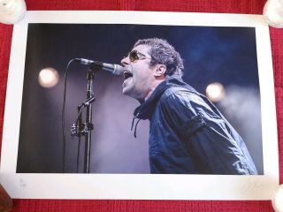 Liam Gallagher.  Rare Limited Edition Print.  Number 36/250 Worldwide.  With