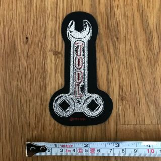 Tool Rare Uk 1993 Shaped Embroidered Woven Sew On Patch
