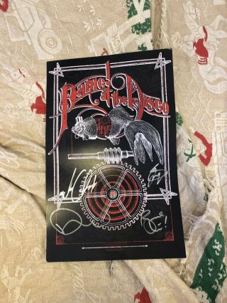 Panic At The Disco Authentic Signed 2011 Us Tour Poster Double Sided