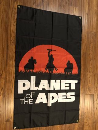 Planet Of The Apes Cloth Movie Poster Flag 5 Ft Tall X 3 Ft Wide