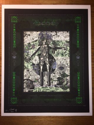 Tool Japan 2006 Concert Poster Signed Ap Macrae And Ulysses