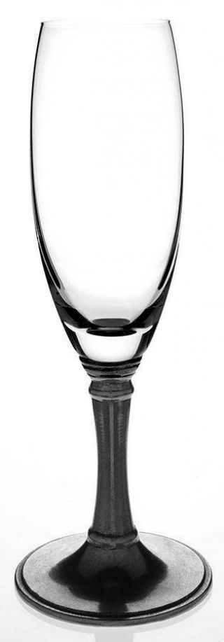 Williams Sonoma Fluted Champagne Metal Pewter Stem Wms20 - Perfect
