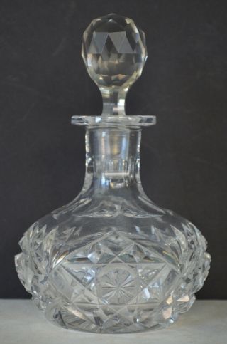 Hawkes Abp Cut Glass Cologne Perfume Bottle