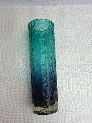 Sea Glasbruk Kosta Sweden? Bark Textured Glass Vase