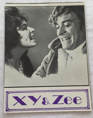 Zee And Co Elizabeth Taylor Michael Caine York Vintage 1972 Danish Movie Program