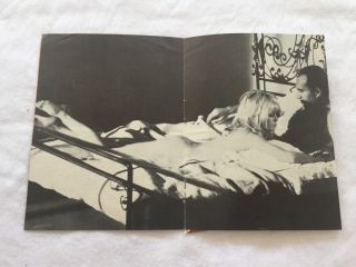Le mépris Brigitte Bardot Jack Palance Michel Piccoli 1963 Danish Movie Program 4