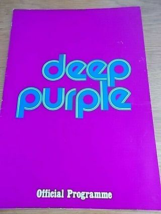 Deep Purple 1976 Boot Leg Tour Programme