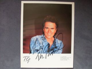 T G Sheppard Hand Signed Autographed Photo 8 X 10 Authentic