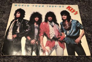 Vintage Kiss World Tour 1984 - 85 (1985) Concert Book 1980s Rock Booklet