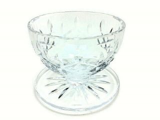Waterford Lismore Crystal Cut Glass Footed Dessert Bowl Wide Base