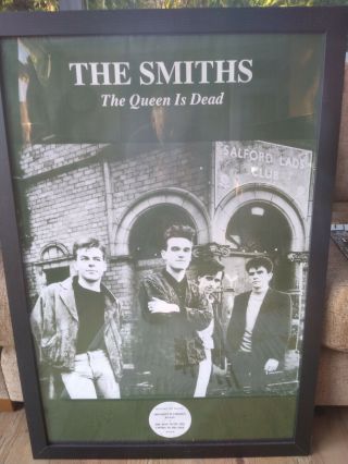 Framed Poster Of The Smiths The Queen Is Dead 1m X.  680mm,  2006 Uncut mag featu 2