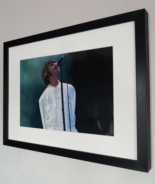 Liam Gallagher Photo - Luxury Framed - Oasis - Knebworth - Stone Roses - Live Forever