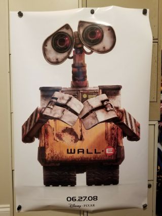 Wall - E Disney Double Sided Movie Poster 27 " X 40 "
