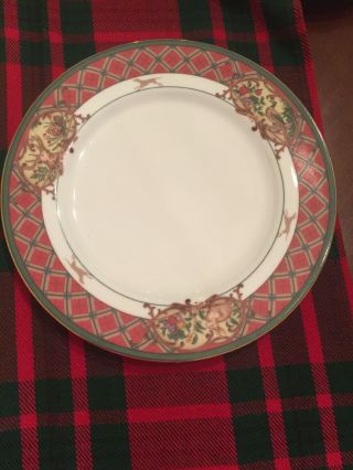Set Of Six ❤ Noritake Royal Hunt Dinner Plate 10 3/8 Inches