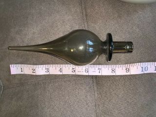 Blenko Architectural Decanter MCM Art Glass Genie Bottle Vase 19” TAUPE 6
