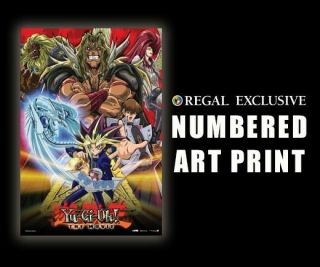 Yu - Gi - Oh The Movie Special Release Limited Numbered Regal Poster Print 13x19