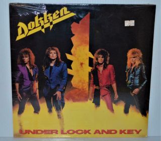 Dokken Under Lock And Key 1985 Lp Factory Elektra Usa