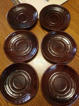Marcrest Ovenproof Stoneware Dish Made In The Usa Brown Set Of 6