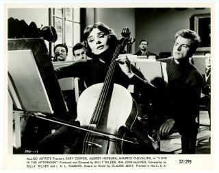 Audrey Hepburn Movie Photo 1957 Love In The Afternoon