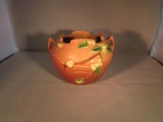 Authentic Vintage 1930s Roseville Pottery Pink Snowberry Vase Item