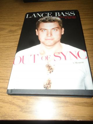 Lance Bass Signed/autographed Out Of Sync Book.  