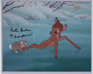 Peter Behn Signed Bambi 8x10 Photo Autograph Auto As Voice Of Thumper Disney