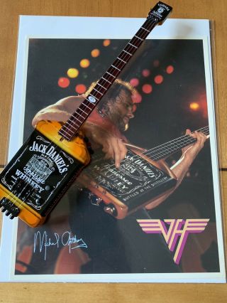 Michael Anthony Van Halen Chickenfoot Jack Daniels Axe Haven Mini Bass & 8x10