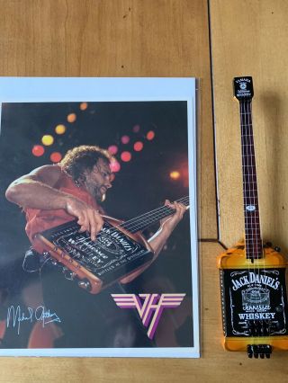 Michael Anthony Van Halen ChickenFoot Jack Daniels Axe Haven Mini Bass & 8X10 2