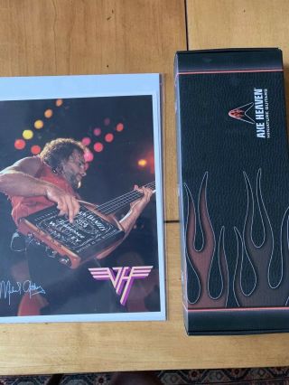 Michael Anthony Van Halen ChickenFoot Jack Daniels Axe Haven Mini Bass & 8X10 8