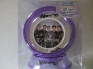 Rare Nsync 22 Piece Swivel Mirror With Stand -.