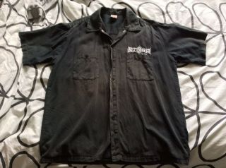 Bolt Thrower Workshirt (l) Owned And Worn By Karl Willetts