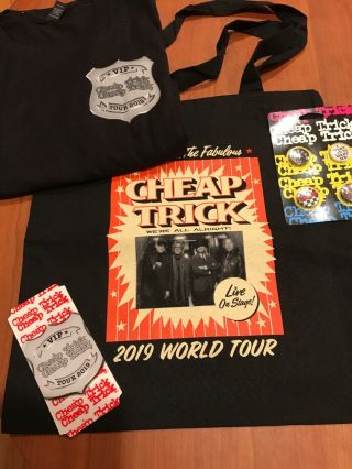 Trick 2019 Vip Tour Package,  Pins,  Extra Large Shirt,  Ticket,  Bag