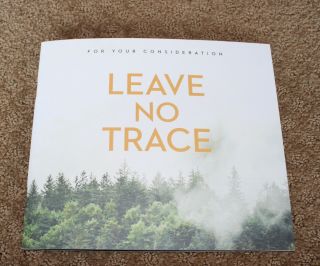 Leave No Trace Tv Show Book Press Kit Fyc For Your Consideration