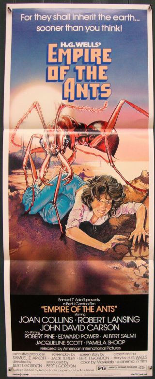 Empire Of The Ants - Sci - Fi - Horror - H.  G.  Wells - Bert I.  Gordon - Art By Struzan - Insert