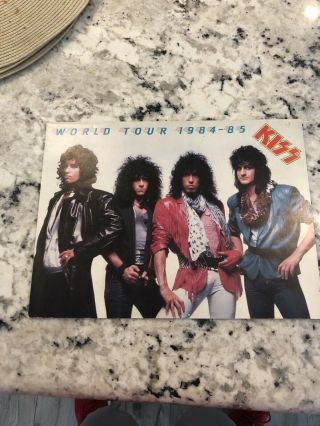 Kiss Tour Book Animalize Tour 1984 Near Rare Gene Simmons Look