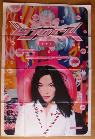 Bjork Post Uk Promo Poster 