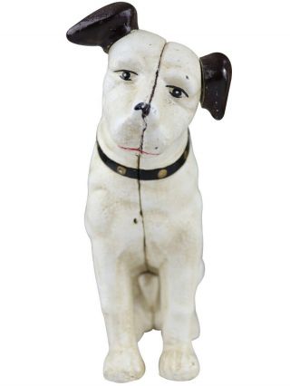 HMV Nipper Dog - Cast Iron Money Box Coin Bank 3
