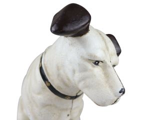 HMV Nipper Dog - Cast Iron Money Box Coin Bank 5
