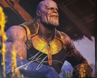 Josh Brolin Hand Signed 8x10 Photo W/holo Avengers Endgame