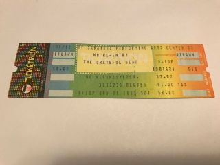 Rare Grateful Dead Concert Ticket 6/18/83 Saratoga Ny
