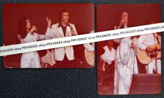 2 Vintage Loretta Lynn Unpublished? 1974 Concert Photo / Kenny Starr
