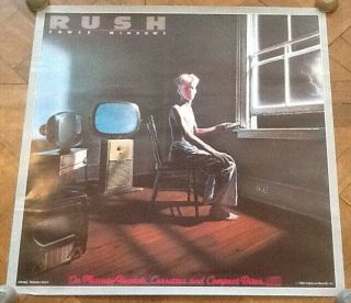 Rush Power Windows Promo Poster Polygram Records Usa 1985