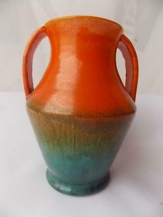 Vintage Stangl Pottery Rainbow Glaze Vase 1939