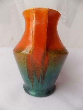 Vintage Stangl Pottery Rainbow Glaze Vase 1939 2